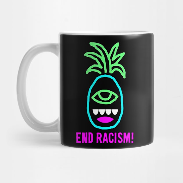 End Racism Pineapple Monster by springins